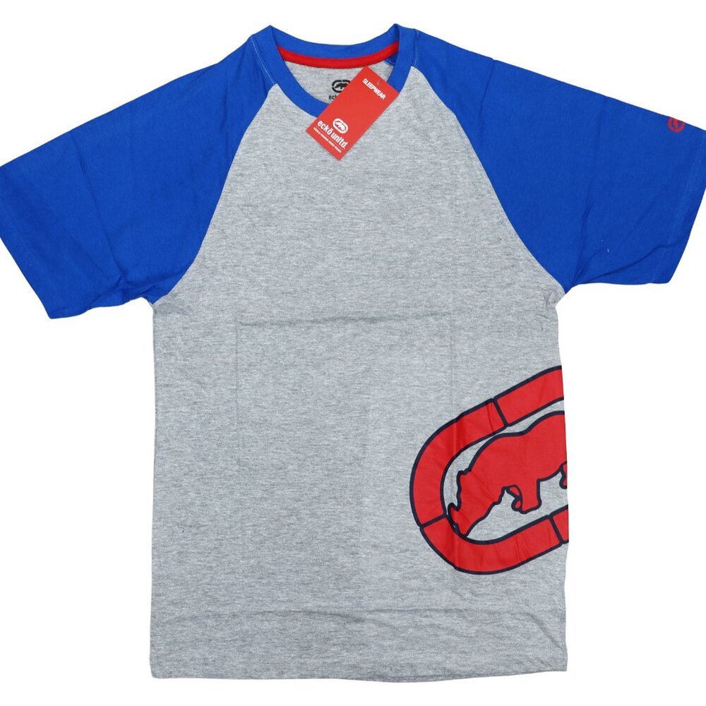 Ecko Short Sleeve Crew Neck Oversized Rhino Raglan Style Men's Sleep T-Shirt NWT